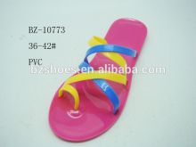 BZ-10773 PVC strap slipper very cheap slipper low price slipper wholesale