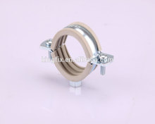 quick pipe clamp with rubber