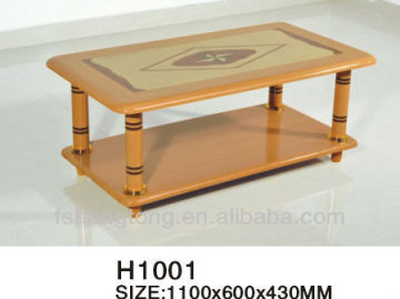 modern wood coffee table