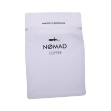 White Kraft Paper Freshness Valve Coffee Bags 250g