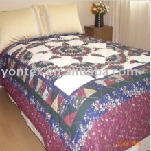 Microfiber printed quilt