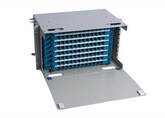 Rack Mounted 6U ODF Fiber Optic Distribution Box , 96core O