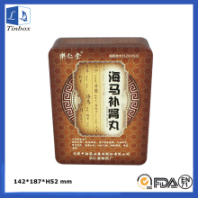 Antique Medicine Packaging Tin Box Design