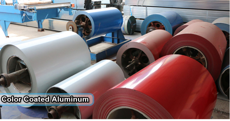 Long Service Time Colored Aluminum PVDF  3003 Color Coated Aluminium Coil