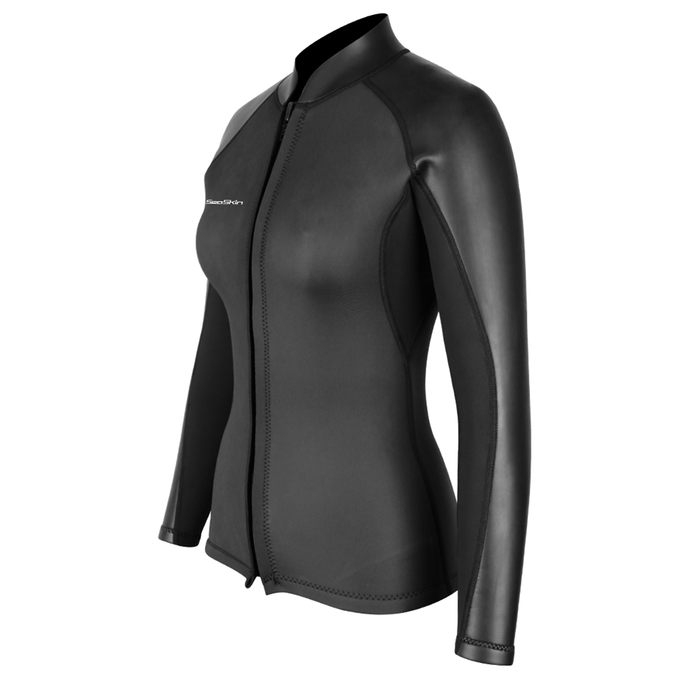 Seackin 2,5mm ομαλή επιδερμίδα μπροστινή φερμουάρ Wetsuit