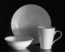 18pcs Porcelain Hotel Dinnerware Sets