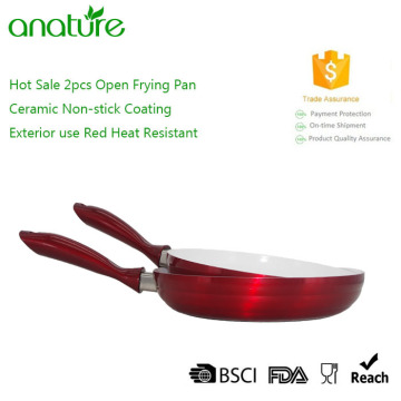 White Ceramic Nonstick Frying Pan Sets