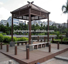 traditional wood plastic pavillion