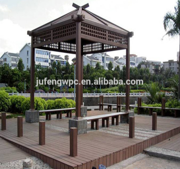 traditional wood plastic pavillion