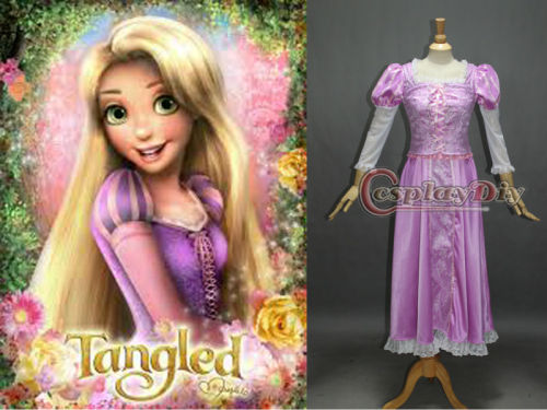 2013 Newest Deluxe Rapunzel Princess dress party cosplay costume