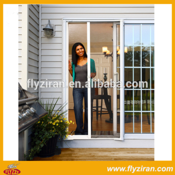 Aluminium Retractable Horizontal Insect Screen Fiberglass Single Door