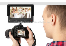 7" portable HD camera-top monitor with AV inputs for DSLR