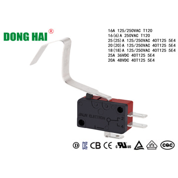 Jenis tuas sakelar mikro seri dasar