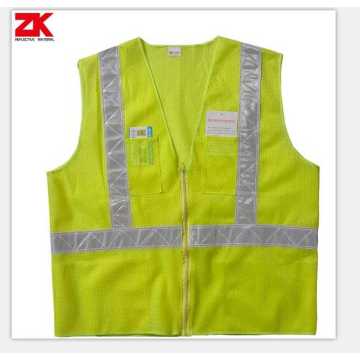 running high visibility waistcoat