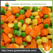 IQF Frozen Mixed Vegetables Contains Carrot and Sweet Corn and Green Peas