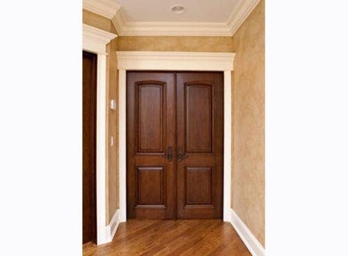 Oem / Odm Custom Timber Doors With Lacquer Finish For Houses