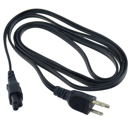 American Connector Flat Cord C5 US Plug Cable