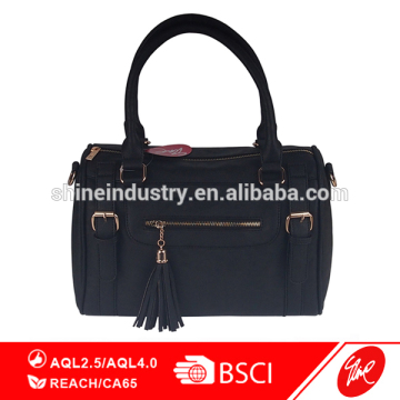 Ladies Leisure Black PU Handbag