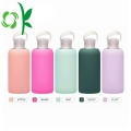 Silicone Baby Glass Drink Lengan botol