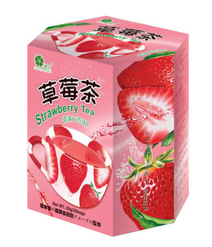 Teabag Strawberry Black Tea Fruit Flavor Tea