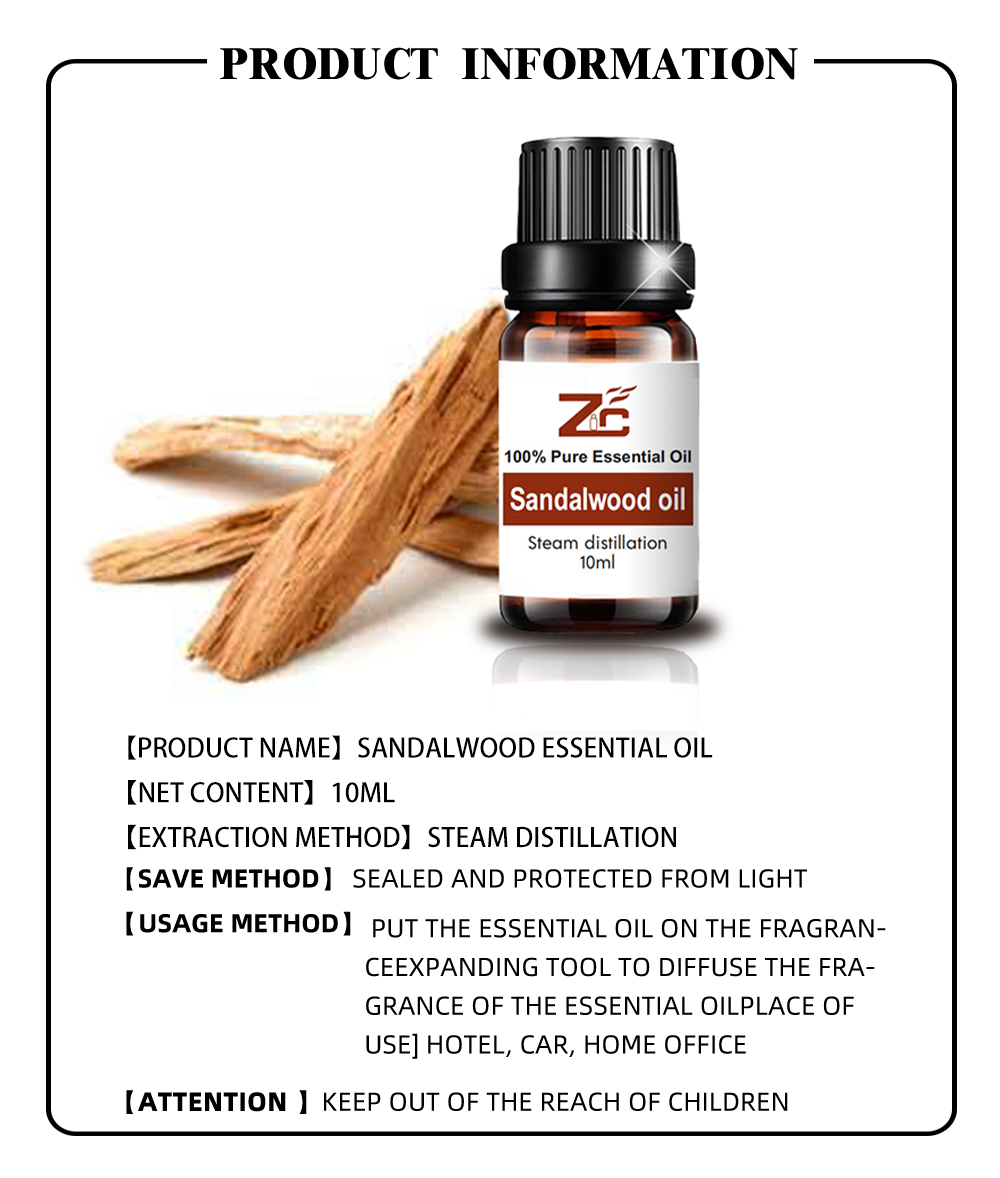 Sandalwood Essential Oil 100% Natural Organic Pure