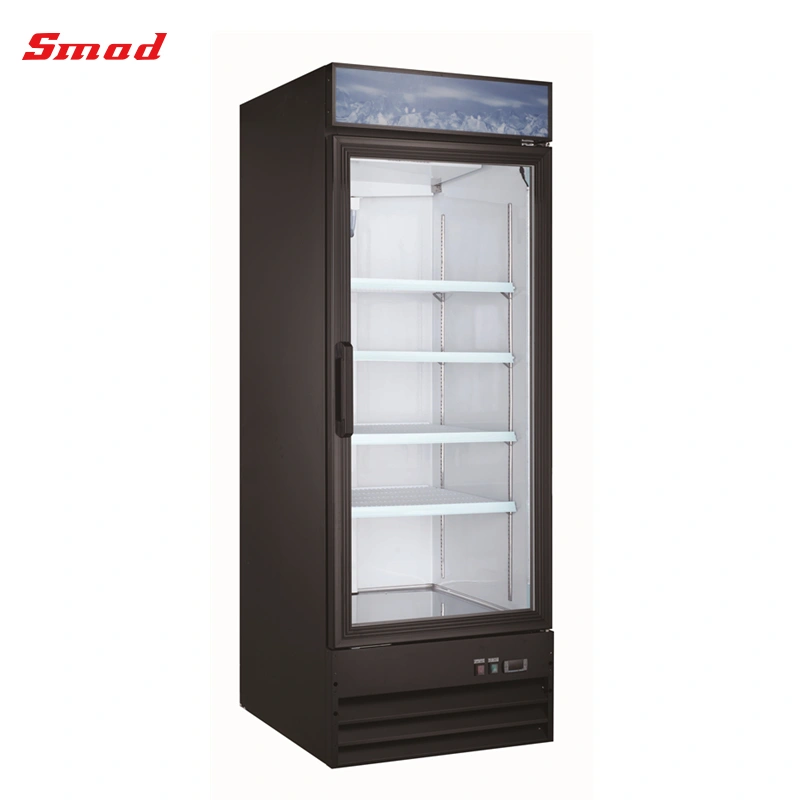 Cold Drink Vertical Display Cooler Glass Door Refrigerator for Supermarket