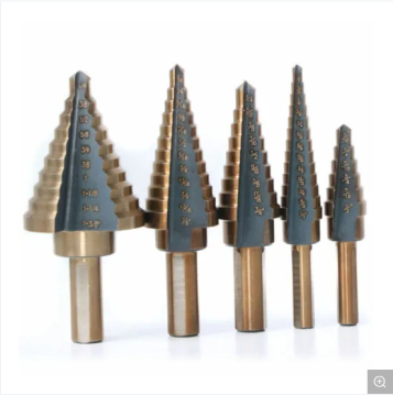 High Quality HSS Titanium Coated Step Drill Set