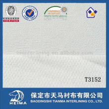 weft insert woven warp knitted interlining fabric double dot