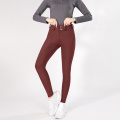 Marcaíocht capall saincheaptha jodhpurs dearga breathable mná bríste