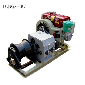 8T Cable Pulling Gasoline Engine Powered Winch