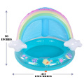 Piscina de bebê arco -íris splash crianças piscina inflável