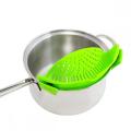 Silicone Clip-On Strain Strainer kitchen Food Strainers