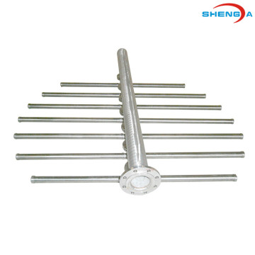 SS Solid Bedge Wire Collector Header lateral