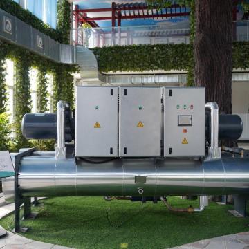 Water-cooled screw heat pump units