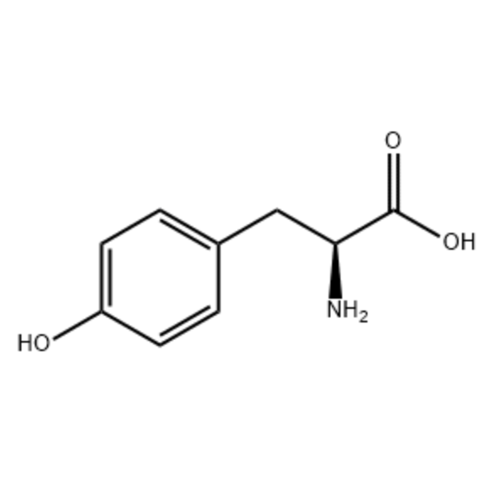 Wit kristallijn poeder L-tyrosine