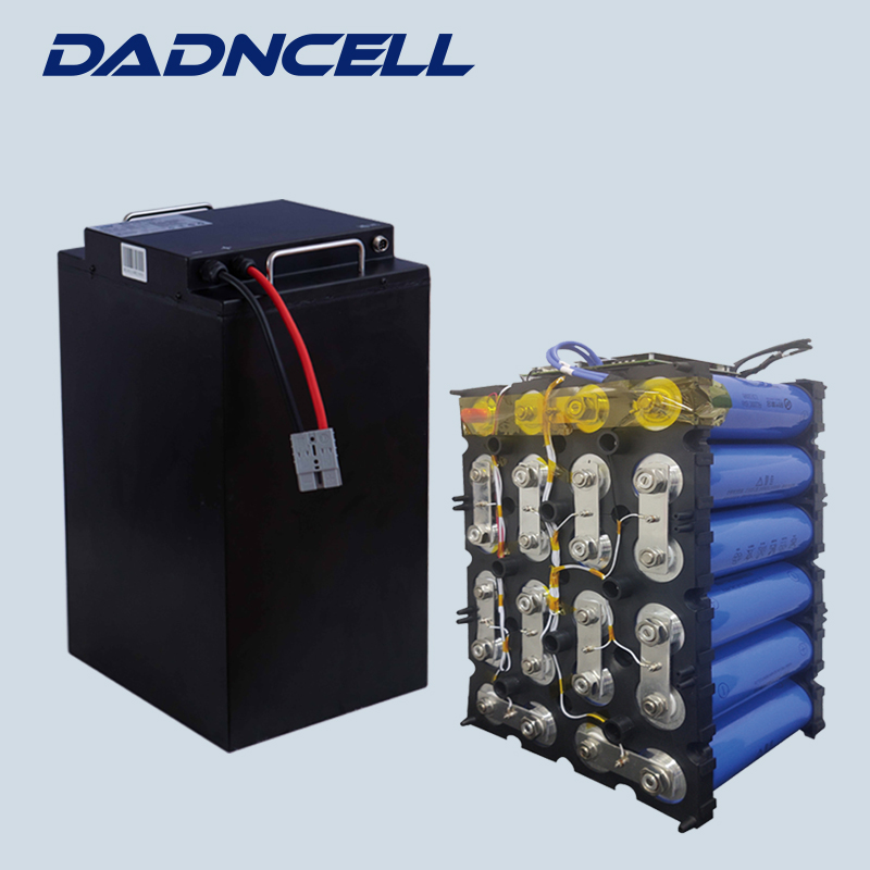 DADNCELL 72V 52Ah Modular (دعم 10 وحدات 520Ah بالتوازي) حزمة بطارية LiFePO4 للسيارات