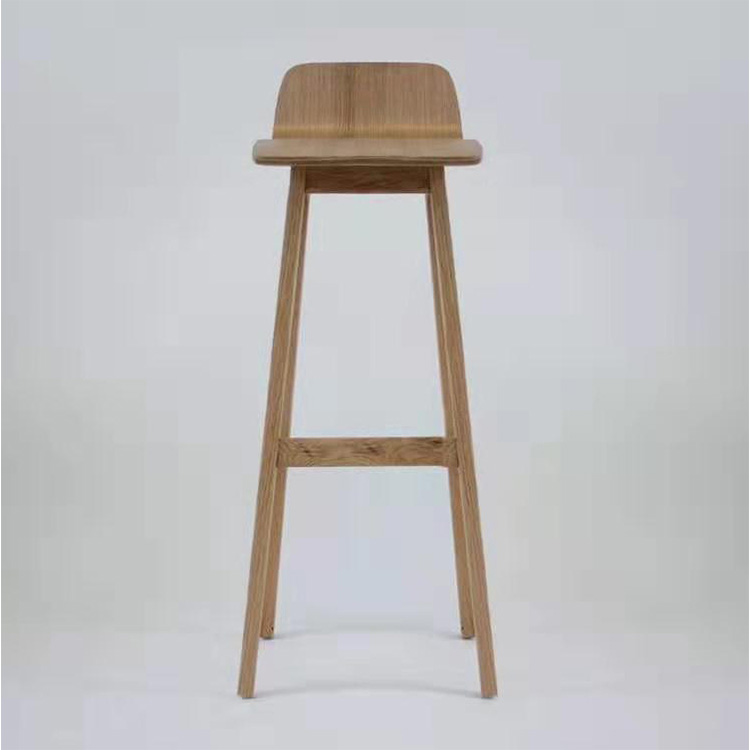 New Design Kitchen Bar Stool Wooden High Chair Set For Bar Table