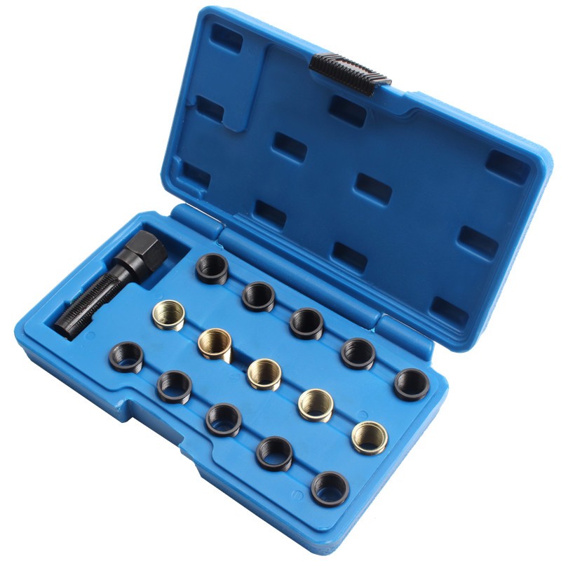 M14 Iron & Stainless Steel Spark Plug Hole Tap Repair Tool Kit with Socket Wrench Customizable Dimensions Hand Tools Sockets OEM