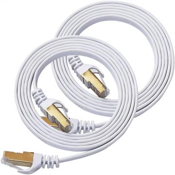 CAT7 이더넷 플랫 기가비트 차폐 RJ45 LAN 케이블