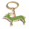 Holiday Gift Metal Personlig logotyp Tiger Emalj KeyChain