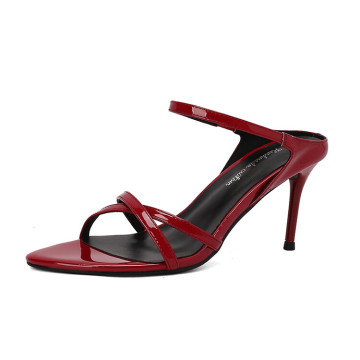 Stiletto Pointed Open Toe Strap Slingback Sandal