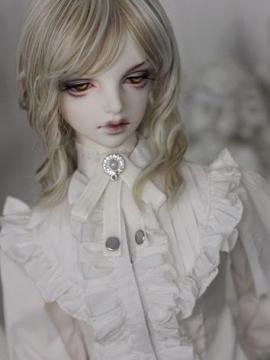 Bjd Clothes Boy White Long Shirt for Doll