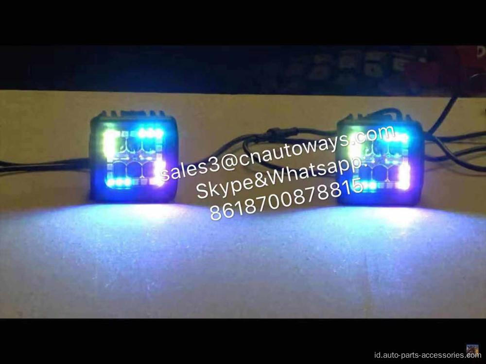 Mode Flashing Offroad LED RGB Work Light Bar