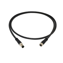 M8 Male to Female Straight Shielded Connection Cable