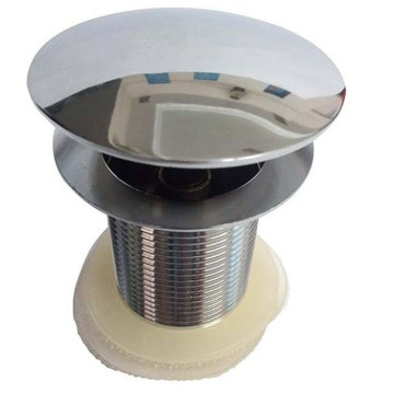 Strainer without Screw Chrome Plated Finish