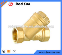 HR6040 factory manufacture forged brass water SS filter check valve