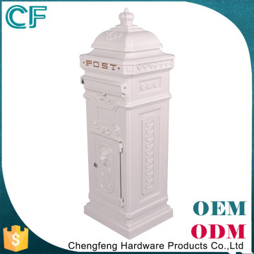 Wholesale White Standing Residential Gardens Mail Drop Box For Sale