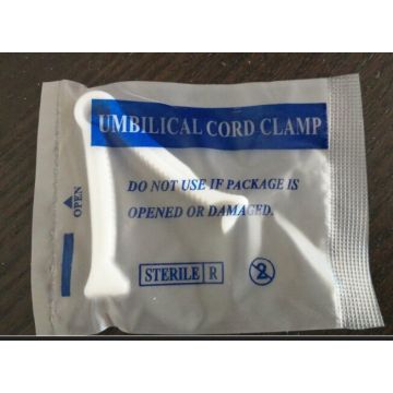 Abrazadera de cordón umbilical desechable médica barata estéril