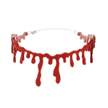 2023 Halloween Horror Blood Drip Necklace: Vampire, Joker Costume Accessory Set