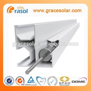 Solar panel fixing system solar panel fixing clamps